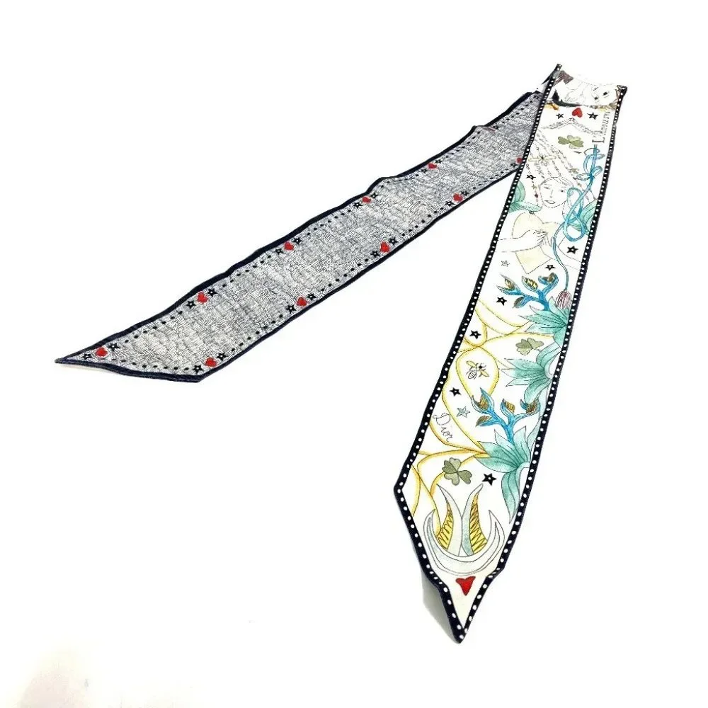 AUTHENTICITTY GUARANTEED Dior Heart pattern Mitsua BandeauScarf Scarf Multicolor